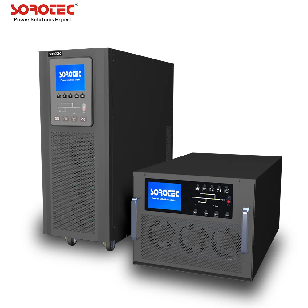 Ups Power High Frequency Online UPS SOROTEC HP9335C II 10-120KVA with Ups Inverter