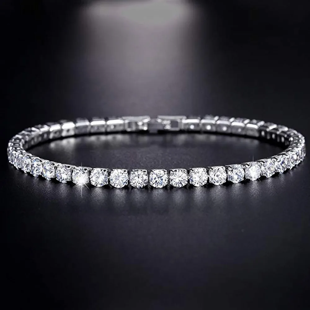 Cubic Zirconia Tennis Bracelet