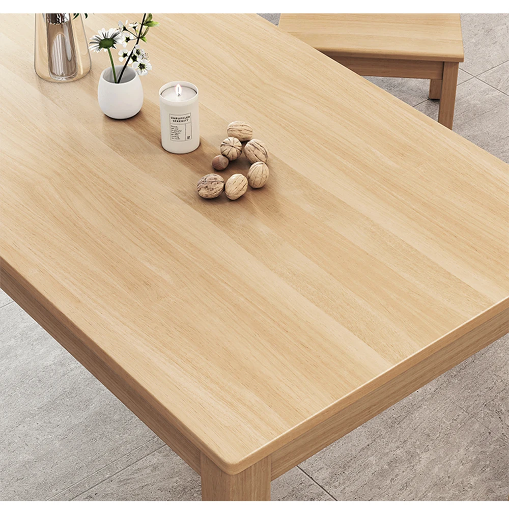 Solid Wood Modern Dining Table And Chairs With 4 6 8 Seater For Dinning