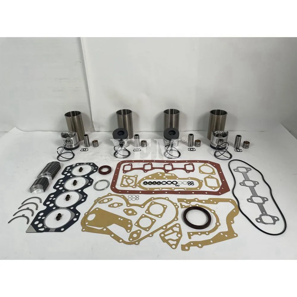 13B Cylinder Liner and Gasket Kit With Bearing Set for Toyota Excavator OEM Engine Parts