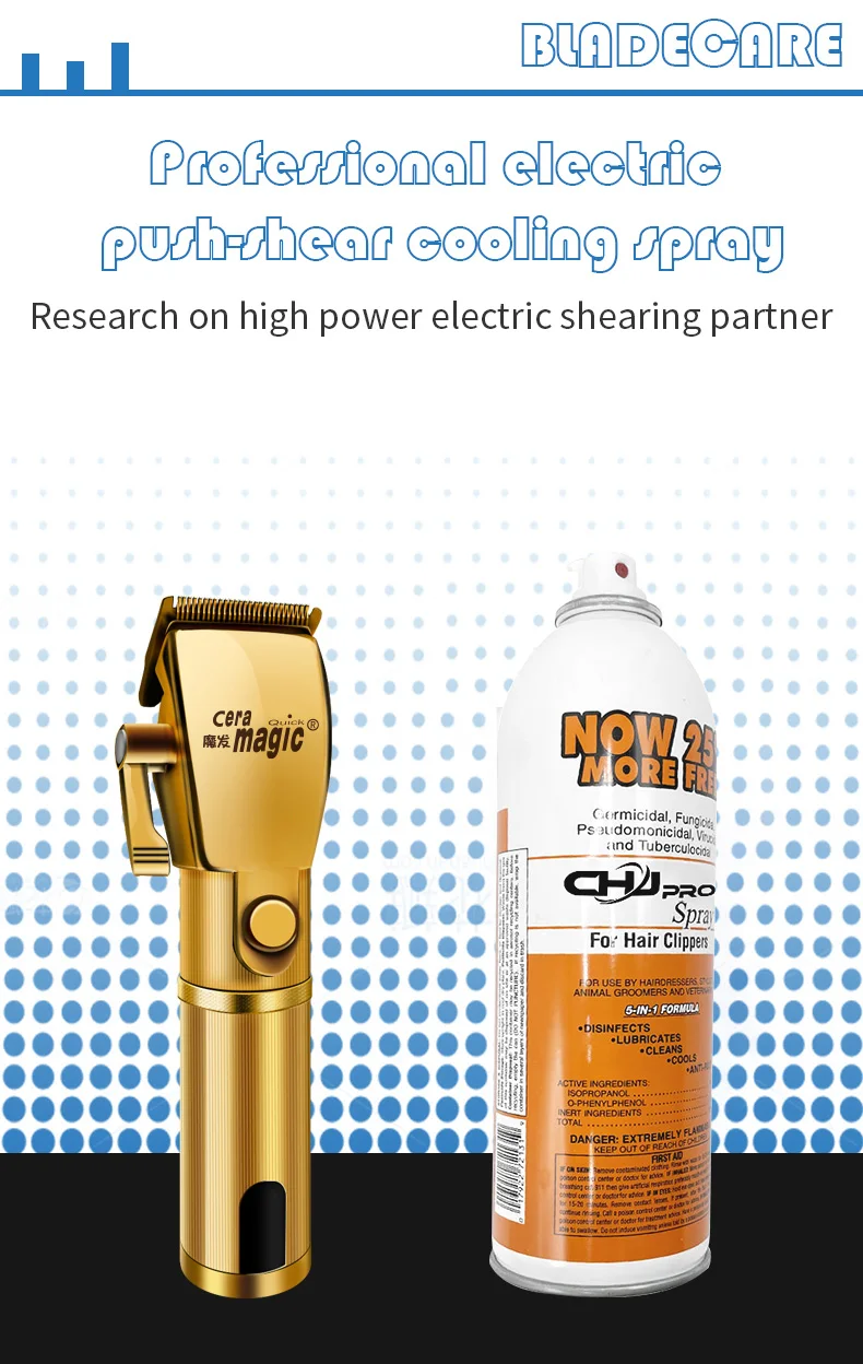 Chj Clipper Spray Blade Cleaner For Barber Hair Clipper Spray Oil Buy