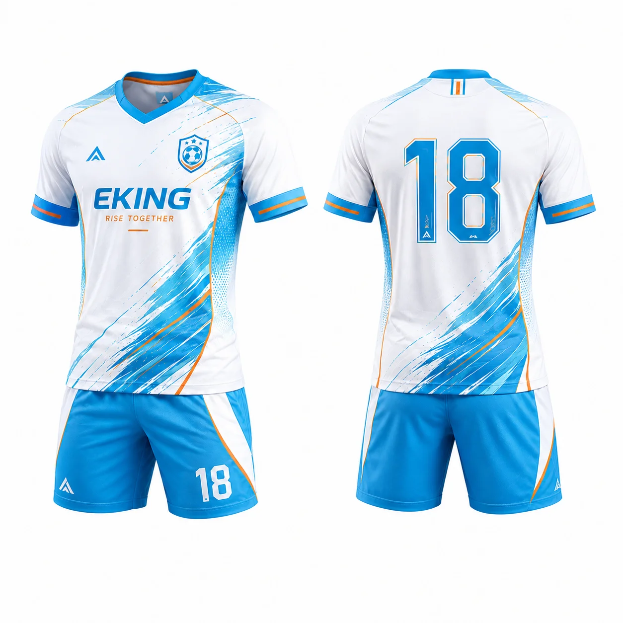 Custom Professional Competition Event Team Club Soccer Uniform Set High Quality Full Sublimation Printed Soccer Jersey Men