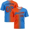 Gradient Style - Light Blue Orange  Navy