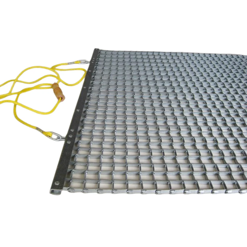 Welded Mesh Sweep Drag Mats Plain Weave Style with Bending Processing Service Steel Wire Mesh Product