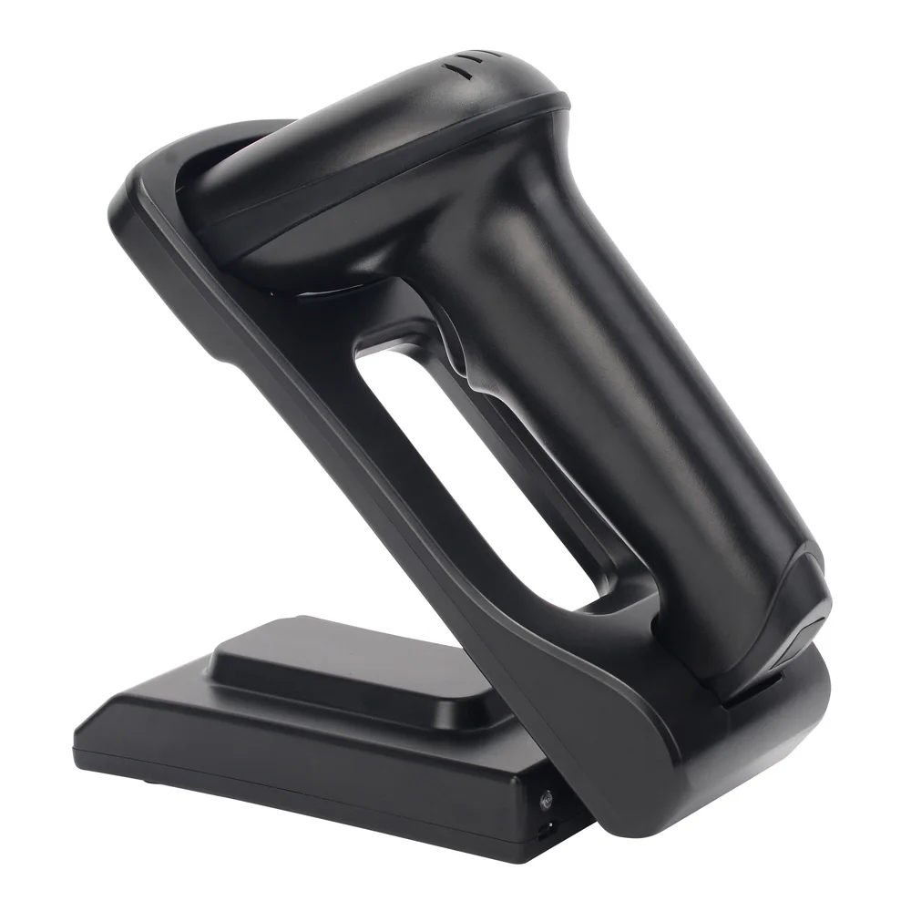 Hands-free 1D Laser Wired Barcode Scanner with Base Supermarket Retail Shop Logistic
