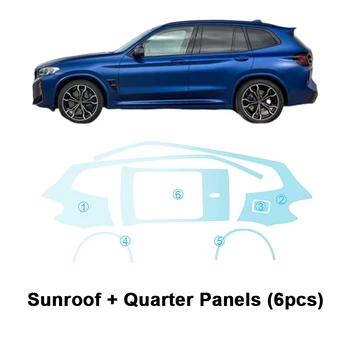 For BMW X3 M-Sport M G01 each part of the film TPU PPF pre-cut car anti-scratch self-healing transparent paint protective film