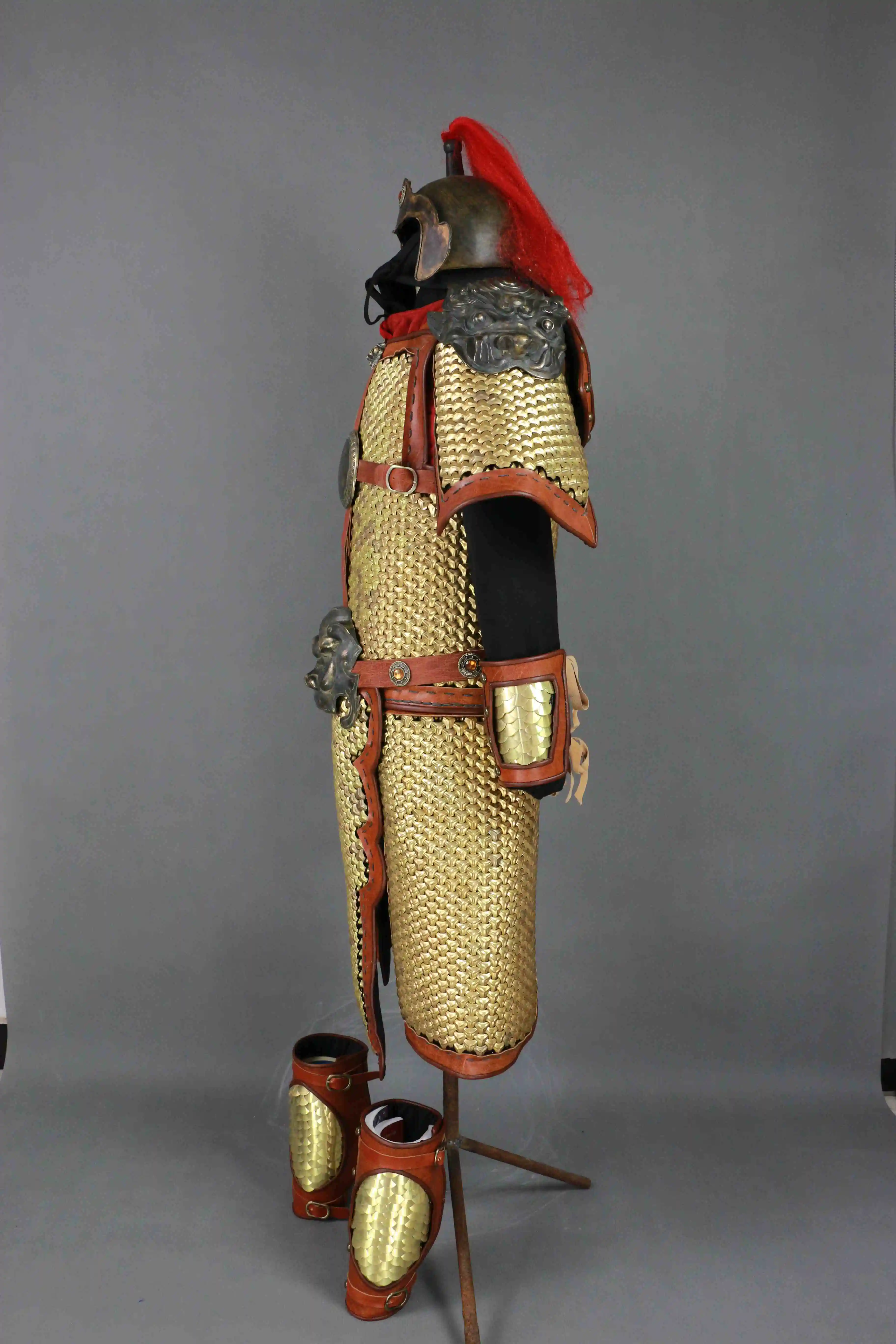 pure copper ancient mountain armor japanese