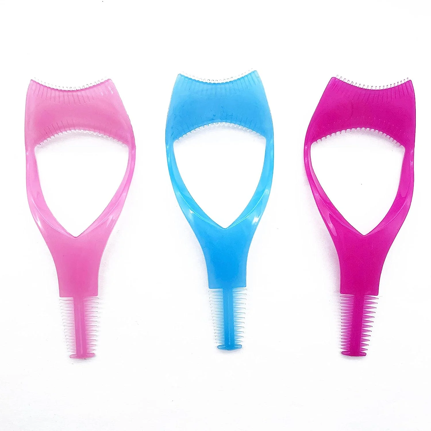 Eyelash Brush Curler Mascara Guard Applicator Shield 3 In 1 Eyelashes Tools Mascara Shield
