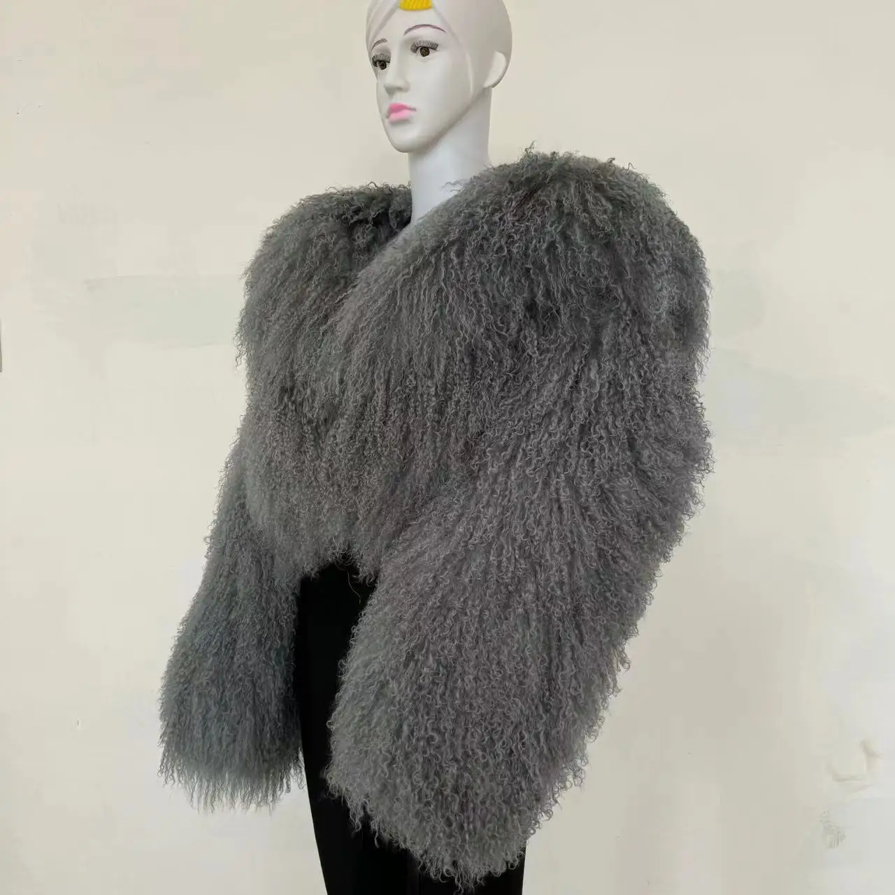 GETADME Ladies Sheep skin Jackets Real Mongolian Lamb Fur Coat Luxury Women's Fleece Jacket 2025 Winter New Short Natural Fur Coat
