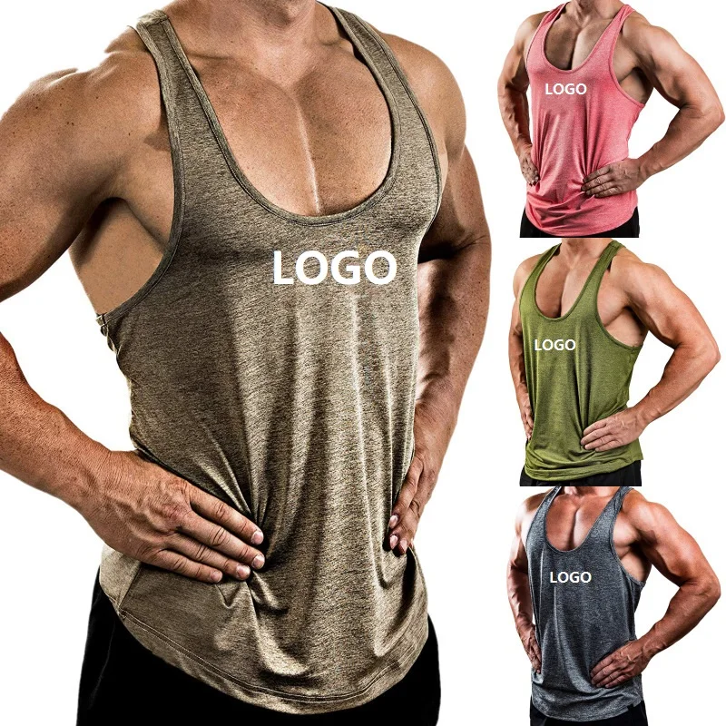 Vedo Fitness Tank Top Custom Logo Sleeveless Shirt Running Muscle ...