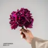Purple-red glass rose