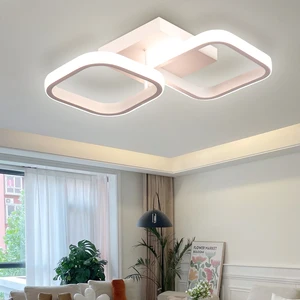 High Quality Indoor Decorative White Square Residential LED Ceiling Lamp