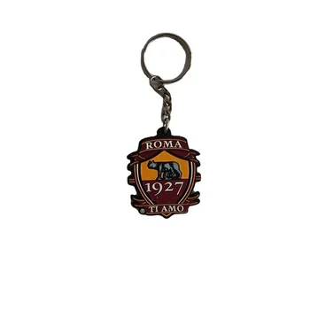 beautiful christmas low moq newest personalized  factory  cheap price 2D pvc keychain  with custom design logo for event