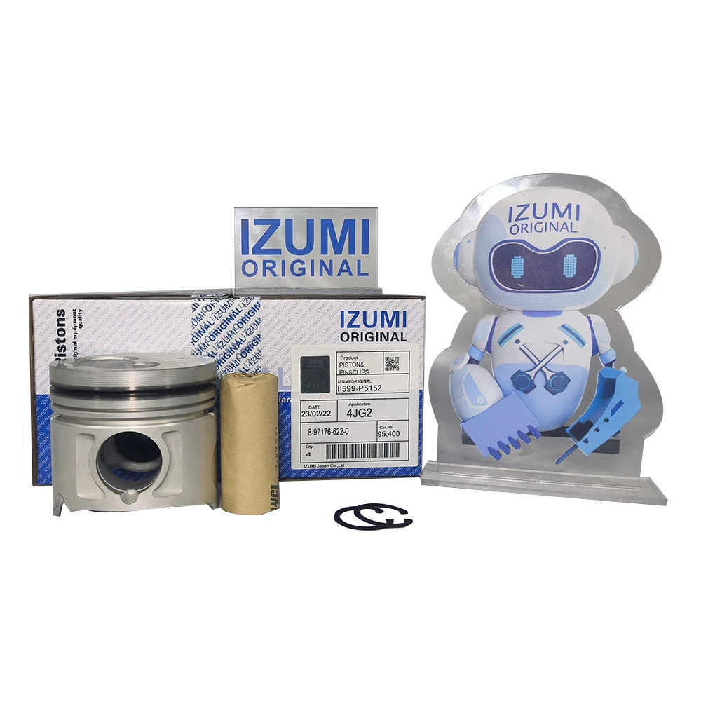 IZUMI Original 4JG2 Engine Pistons - High Quality Spare Parts