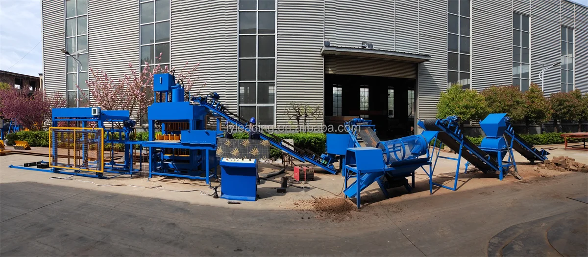 HBY10-10S Soil Interlocking Brick Block Machine Automatic Eco Mquina De ...