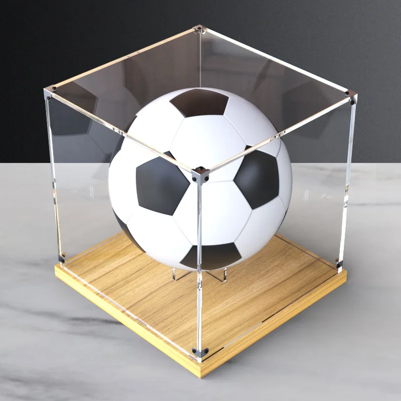 Acrylic Basketball Display Case Transparent Clear Acrylic Football