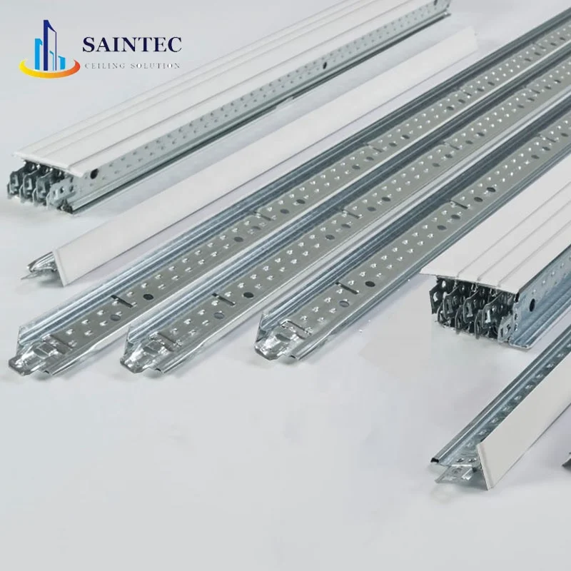 Ceiling Suspension Frame , Suspended Ceiling T-bar, Flat T24 Grid Ceiling System,solid Ceiling T Grid Galvanized Ceiling Frame