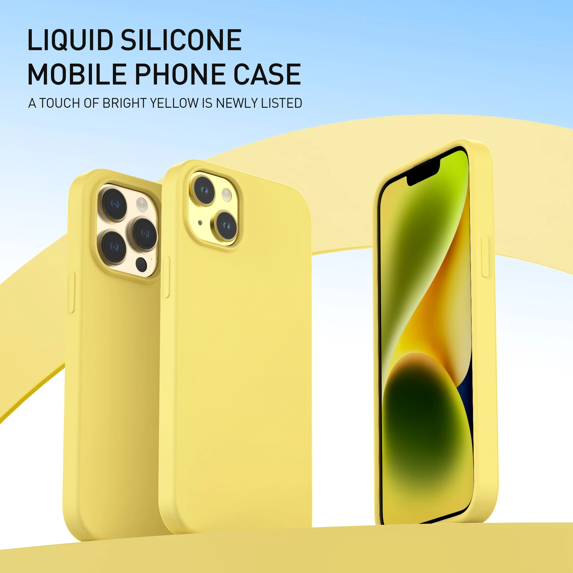 Wholesale Manufacturer Liquid Silicone Phone Case With For