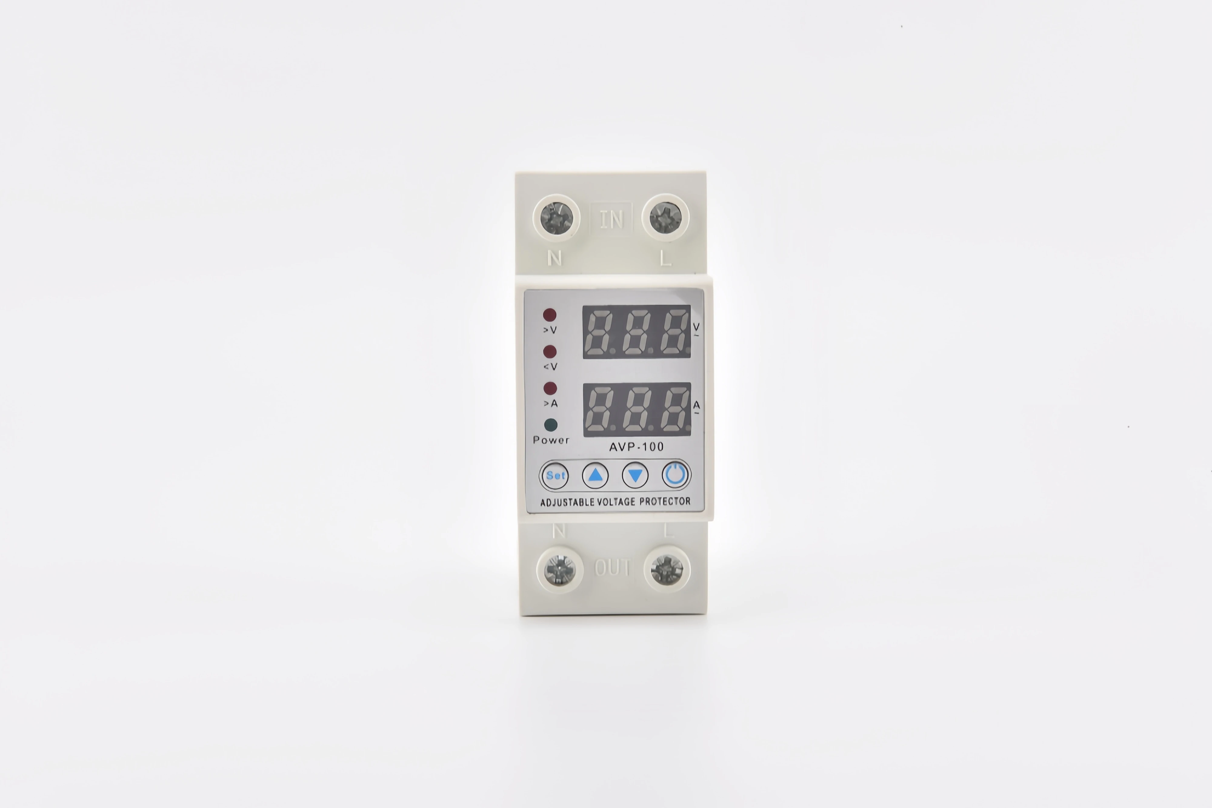 AVP Digital Display Overvoltage and Undervoltage protection Relay, Single Phase Protecting All Household Appliances