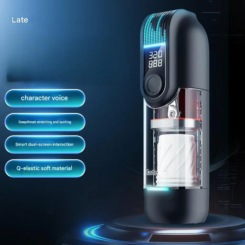 Iron Man Adult Digital Display TPE Material Masturbator Modern Sex Toy