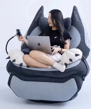 Single Sofa Chair Reclining Sleepable Living Room Light Luxury Small Space Sofa Cabin Gaming Sofa Chair