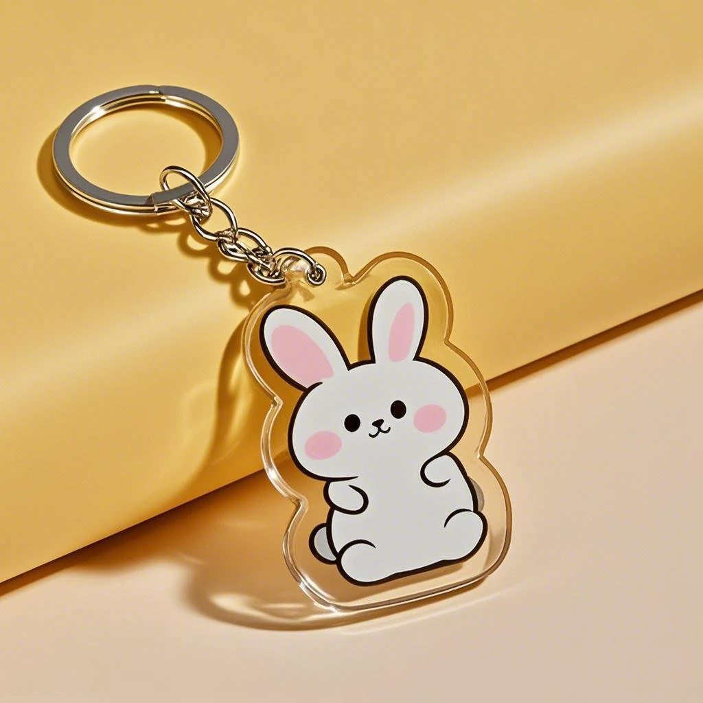 Wholesale Personalized Keychain Factory Made Custom Design Cute Design Mini Acrylic Keychain