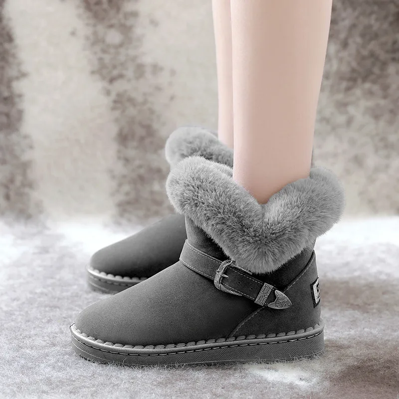 Winter snow boots keep warm hight boot for women