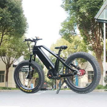 Aluminum Alloy Dual Batteries Electric Bicycle with 48V 30Ah Bafang Mid Motor All Terrain Electric Bike 55KM/H
