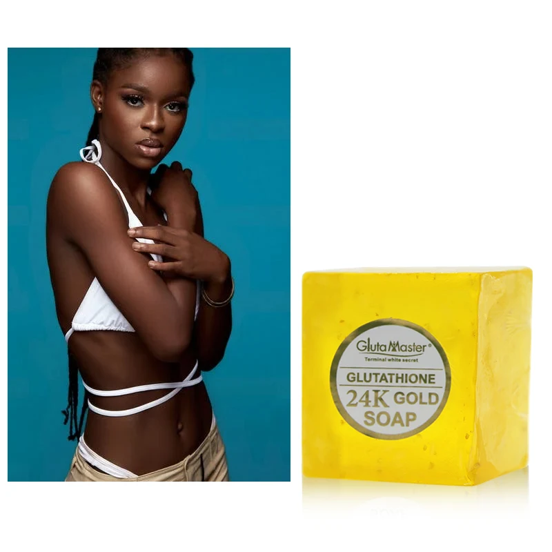 glutathione 24k gold soap Gluta Master Glutathio More Radiant Skin Softer And Exfoliating Anti-aging Anti Wrinkle Repair Face & Body Soap giving you a radiant BrandName: Codeage Size:2oz GHK Cu is a