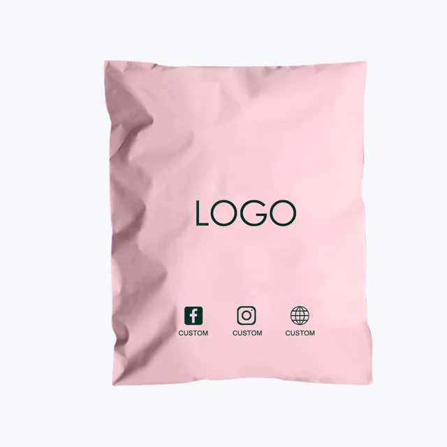 Eco Friendly customized recyclable poly mailing mailer bags clothing packages bags plastic packaging bags for clothing