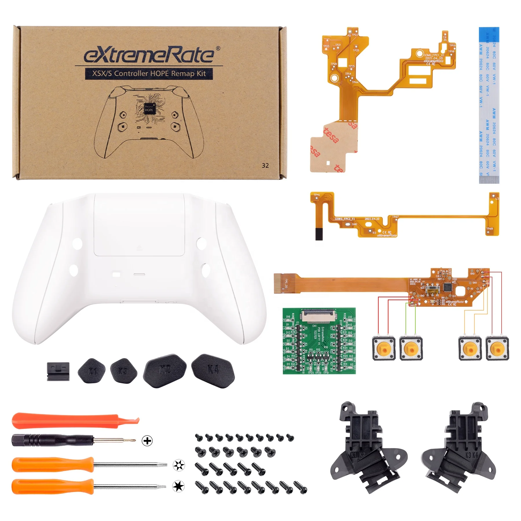 Customized Mod Kit Remappable Remap Back Button Attachment for Gamepad Xbox Series X S Joystick