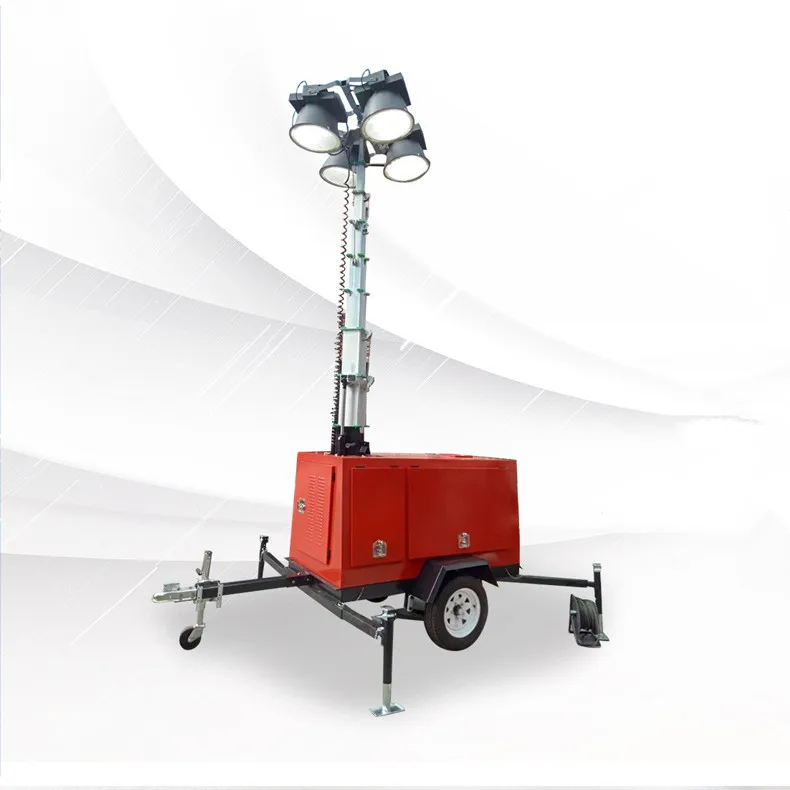 Trailer Type Fully Hydraulic Lifting Lighthouse Outdoor Engineering