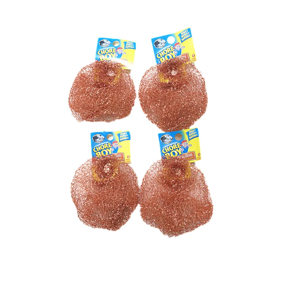 Chore Boy 100% Pure Copper Scrubbers Rust Free for Pots and Pans
