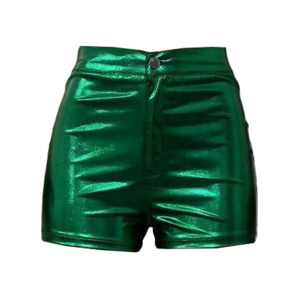 Fenyway 2023 New Fashion Women Summer High Waist Pu Leather Shorts ...