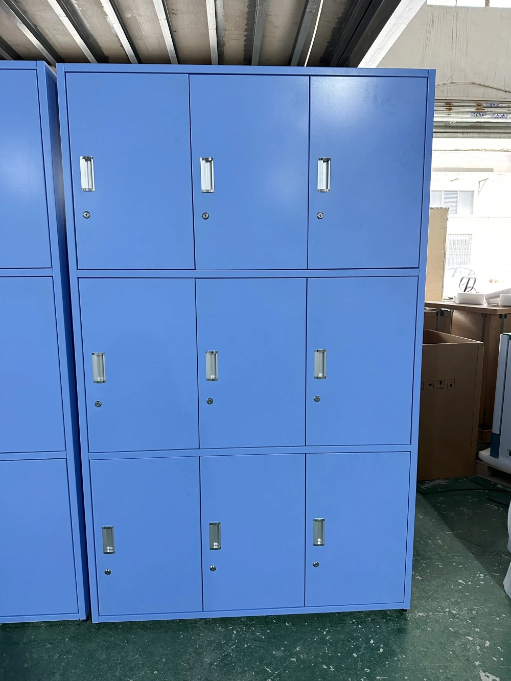 School Medical Lab Laboratory Furniture Wardrobe Steel Cabinet Clothes Powder Coated Steel Storage Lockers