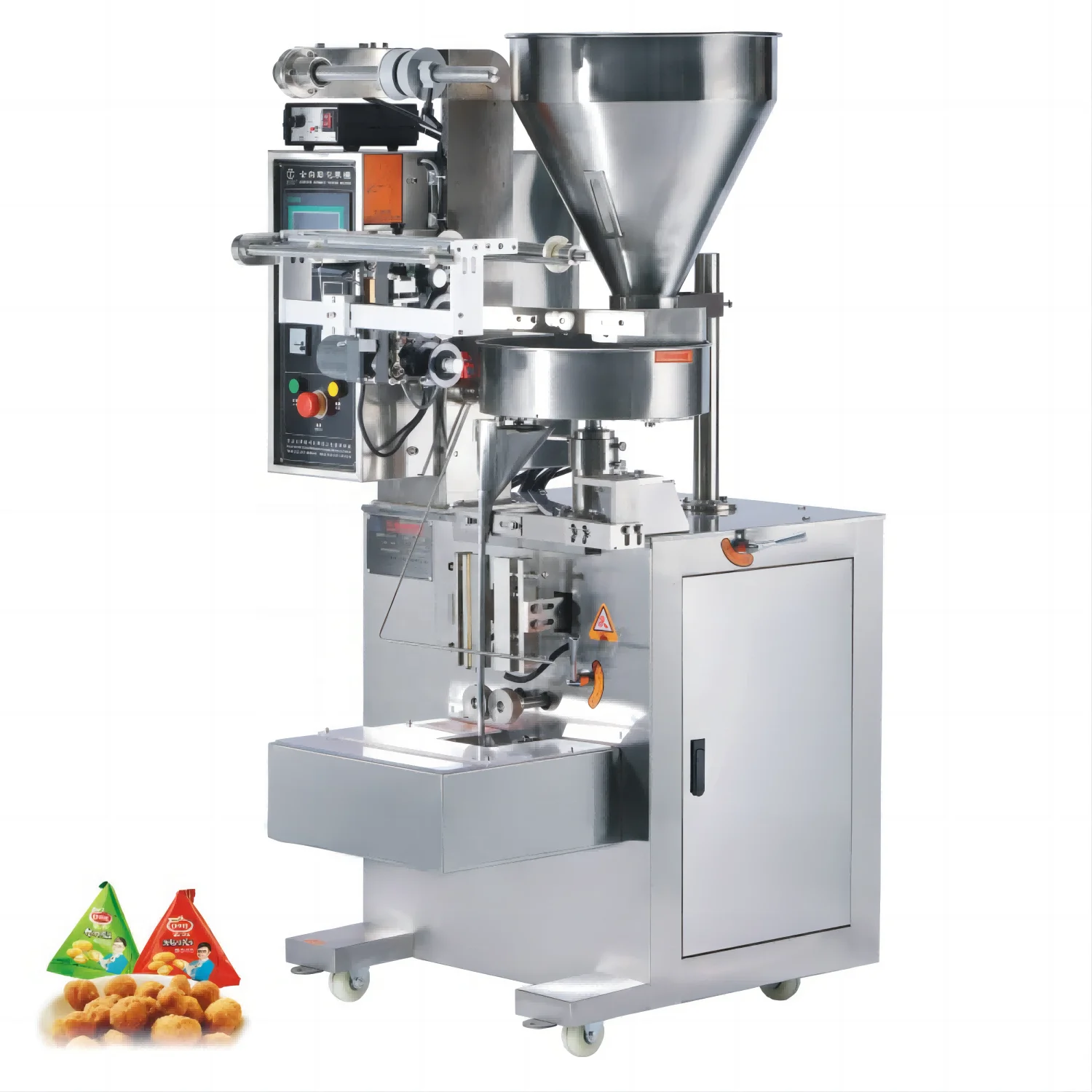 Automatic Fuso Herbal Flower Nylon Silk Pyramaid Triangle Ultrasound