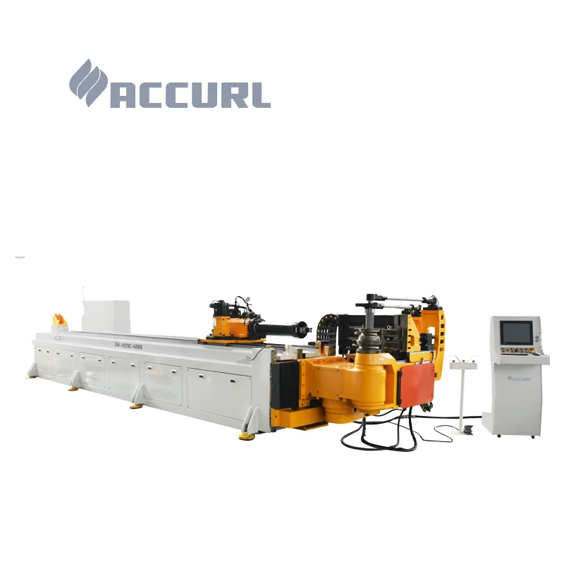 Accurl 80CNC Automatic Hydraulic Pipe Bender New Stainless Steel Carbon Steel Aluminum Plastic Alloy Steel Pipe Bending Machine
