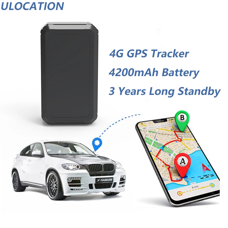 Strong Magnetic Design GPS Tracker GT30 Three Years Standby Time Vehicle Tracking System With Free App