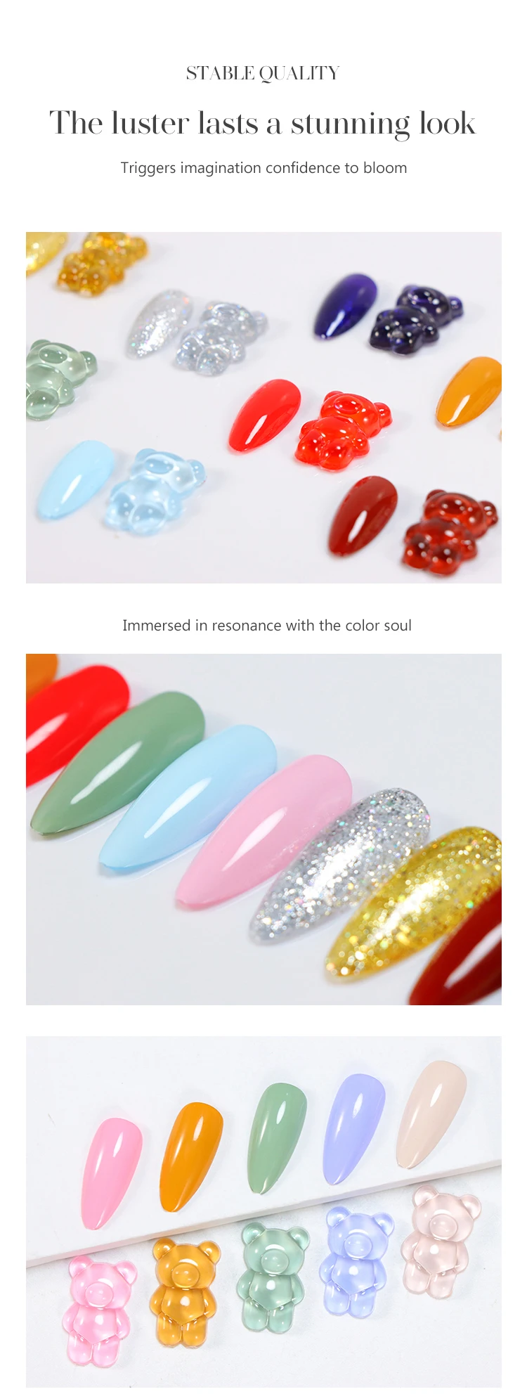 Vinimay 60-Color UV Gel Nail Polish Set Wholesale Soak Nail Polish Bottle Packaging Top Model Free Sample MSDS Certificate Art supplier