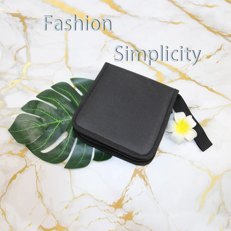 Custom Logo Portable Disc PVC Wallet Holder Bag DVD Binder Book Box EVA CD Storage Bag CD Carry Case supplier