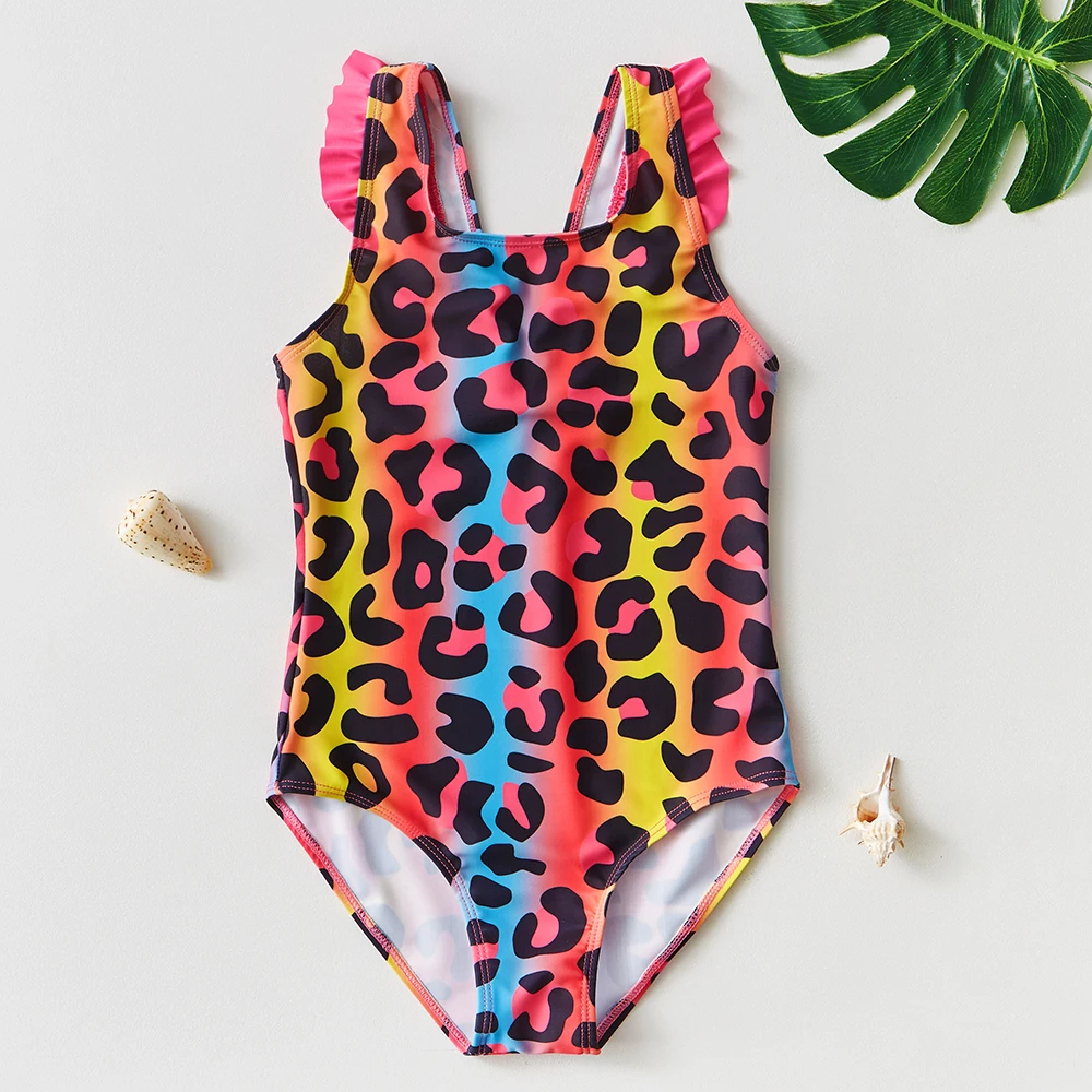 Swimwear 13 Girls Bikini Fish Scales Printed Bikinis Swim Teen Bikini 