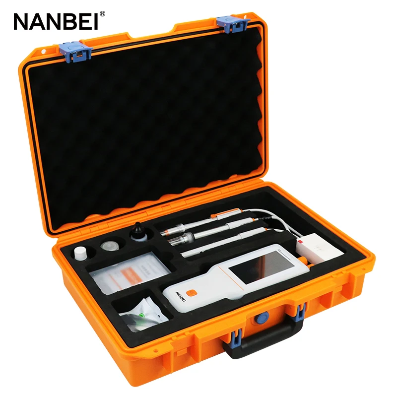 Ручной счетчик воды NANBEI с сенсорным экраном PH ORP Temp 3 в