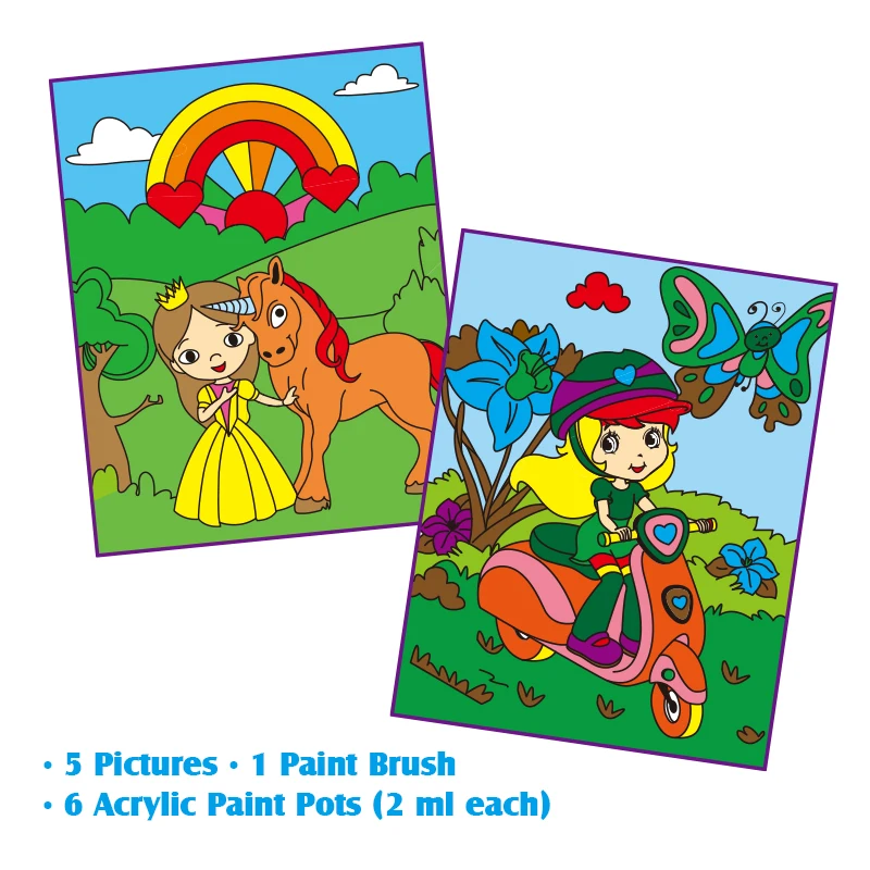 Professional Paint By Numbers Acrylic Paint Art Painting Sets