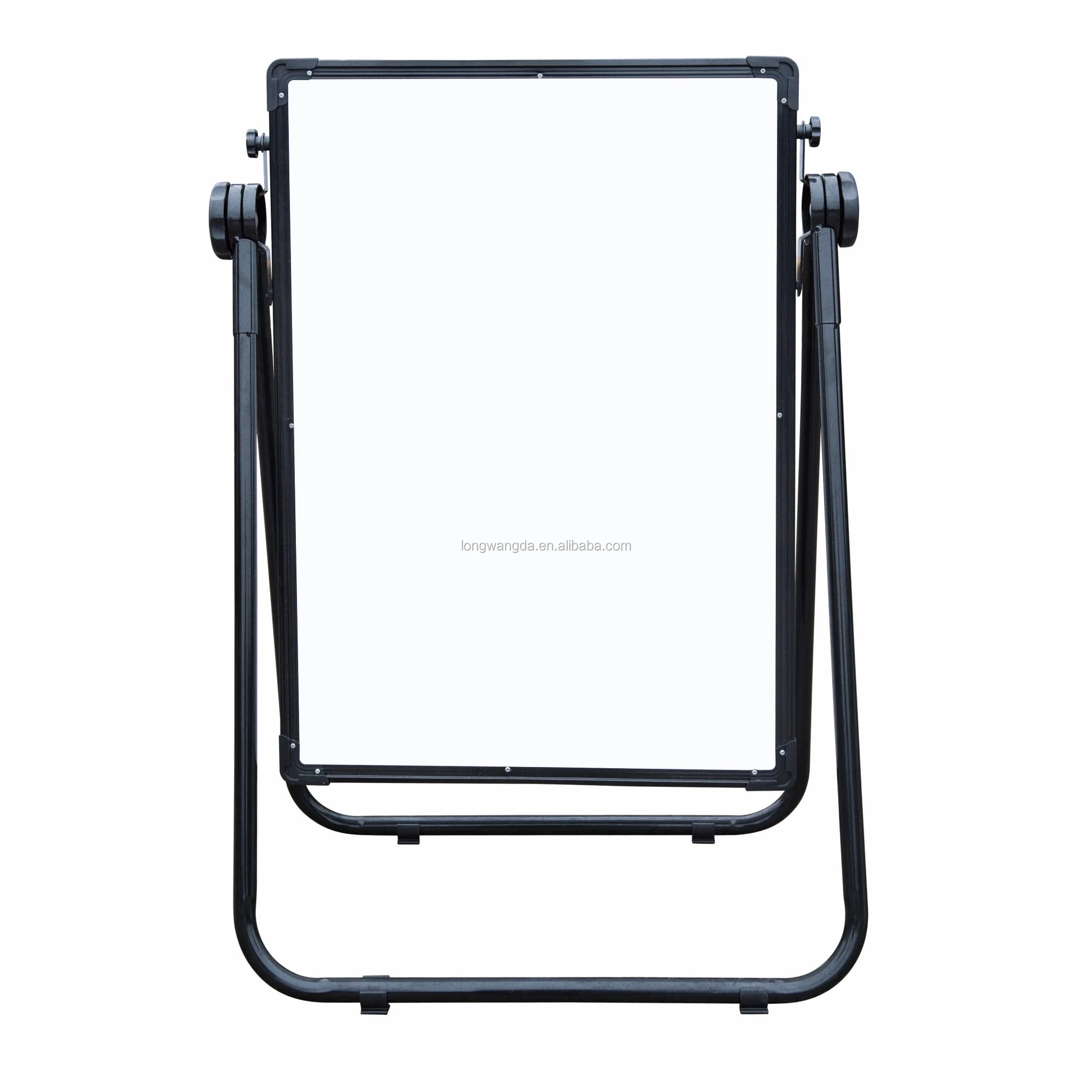 90x60cm Double-Sided 60x90 cm Mobile Flipchart Whiteboard With Folding Stand