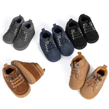 Wholesale Popular Toddler Baby Shoes PU Leather Outdoor Soft Comfortable Baby Prewalker Shoes For Babies