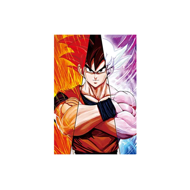 Dragon Ball Z 11.6 x 15.5 Inches 3D Holographic Poster, Illusion Flip Image  & Hologram Motion