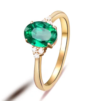 anillos ajustables finger emerald green ring jewelry trendy adjustable gem natural stone alexandrite gemstone rings for women