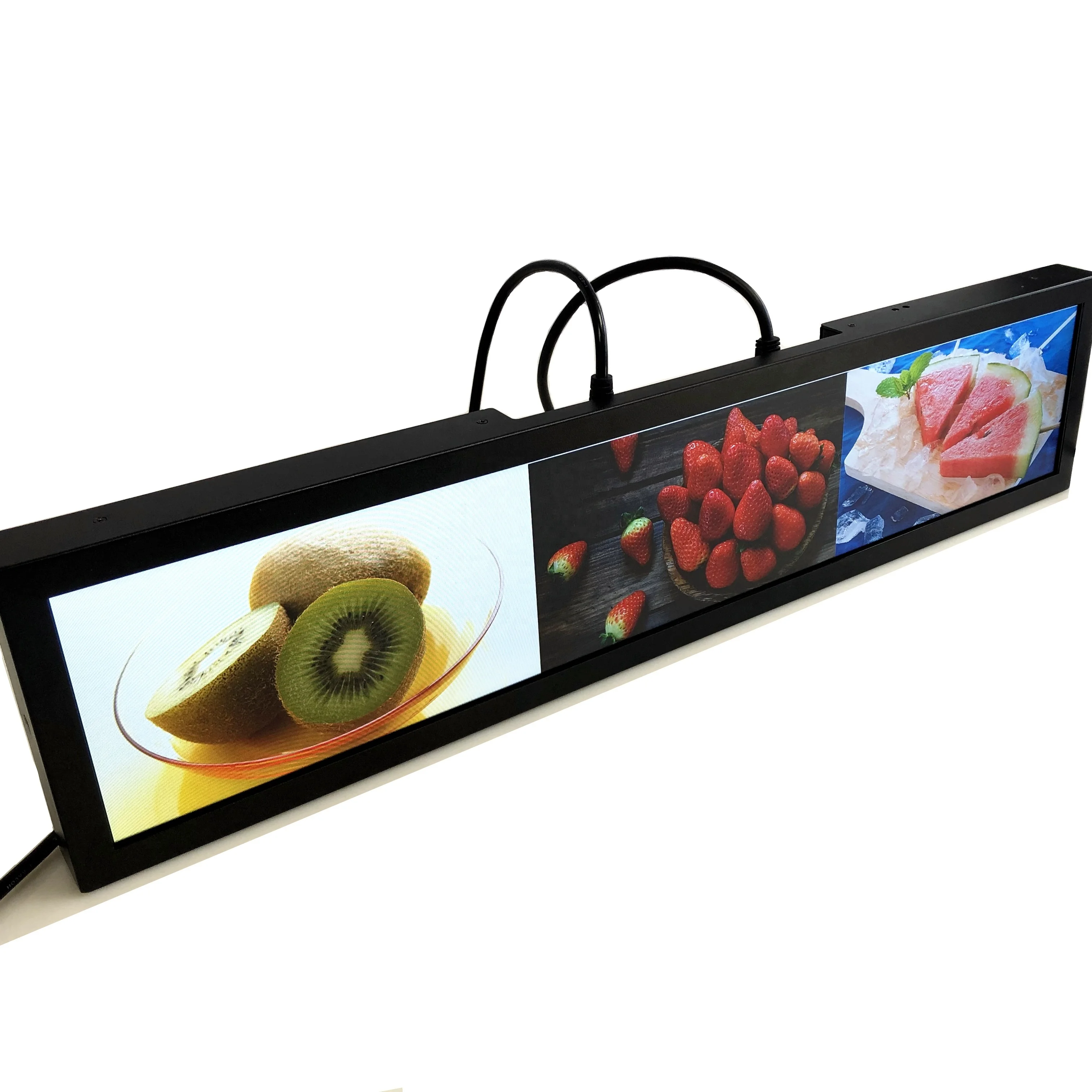 28 Inch Stretched bar Lcd Display Support 1920(RGB)*360,outline Size 738.6(W)*170.6(H) Mm,advertising DV280FBM-NB1 DV280FBM-NB2