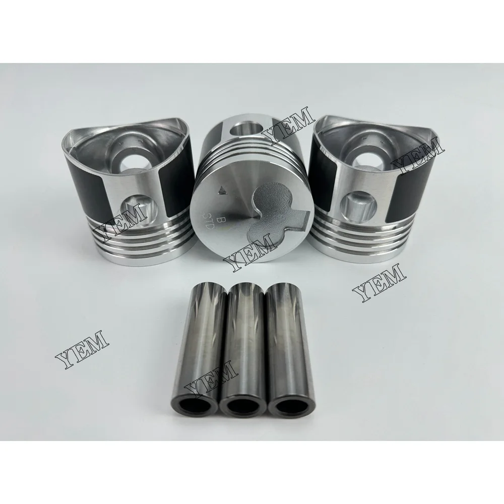 Cylinder Piston Fit for Mitsubishi K3B Excavator Truck Lawn Mower Marine Engine