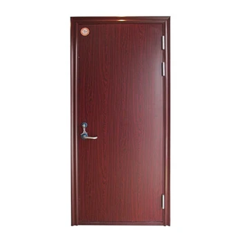 LangGou Wooden Fire Rated Doors Filled With Perlite Door Thickness 50mm Fixed Flexible Domestic Security  Door